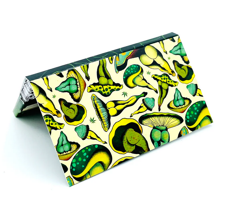 ZZZS |MUSH LOVE BY CECI TATTOO | ORGANIC HEMP KING SIZE SLIM | 32 LEAVES