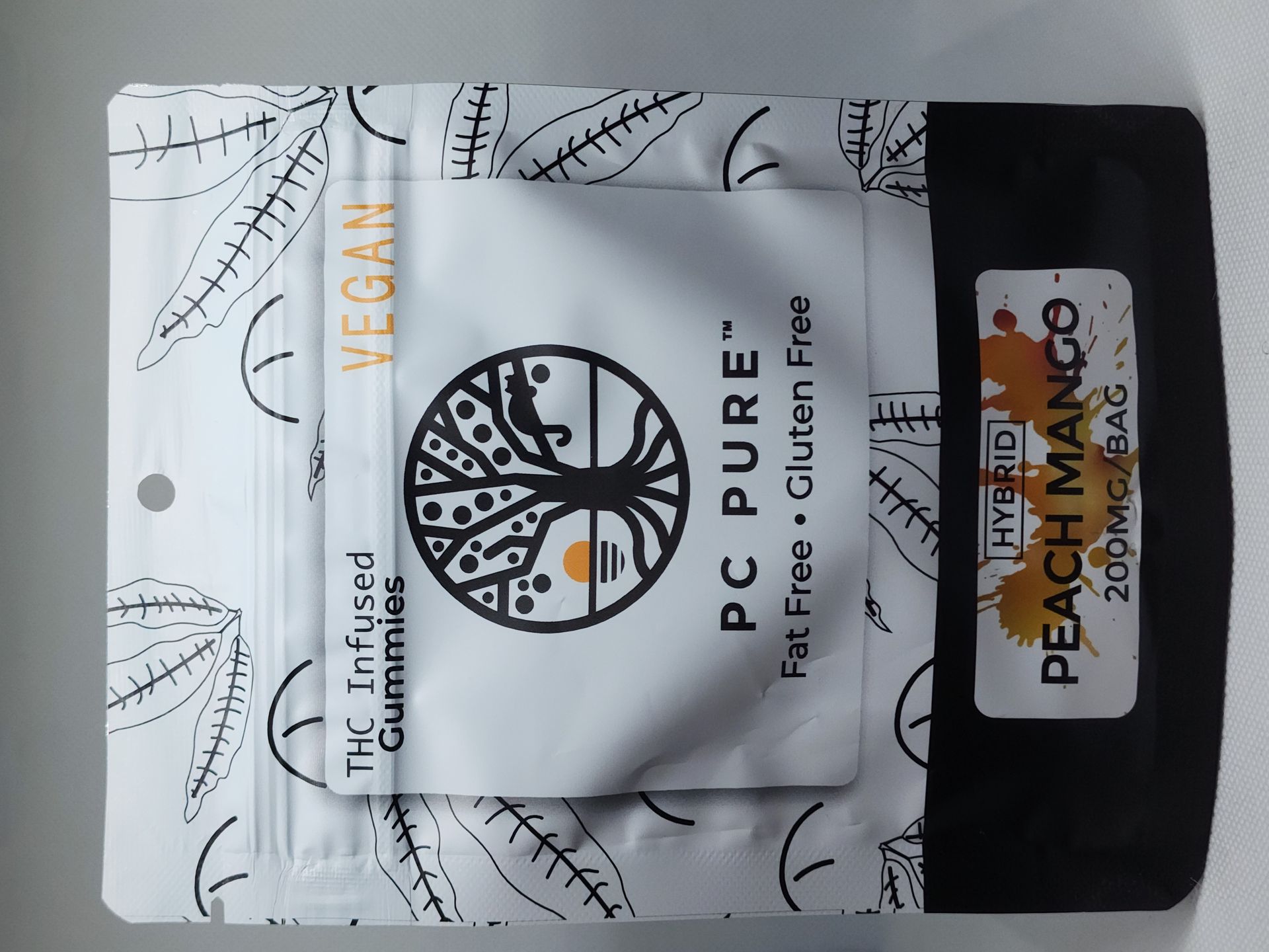 PC PURE | PEACH MANGO | 200MG GUMMIES