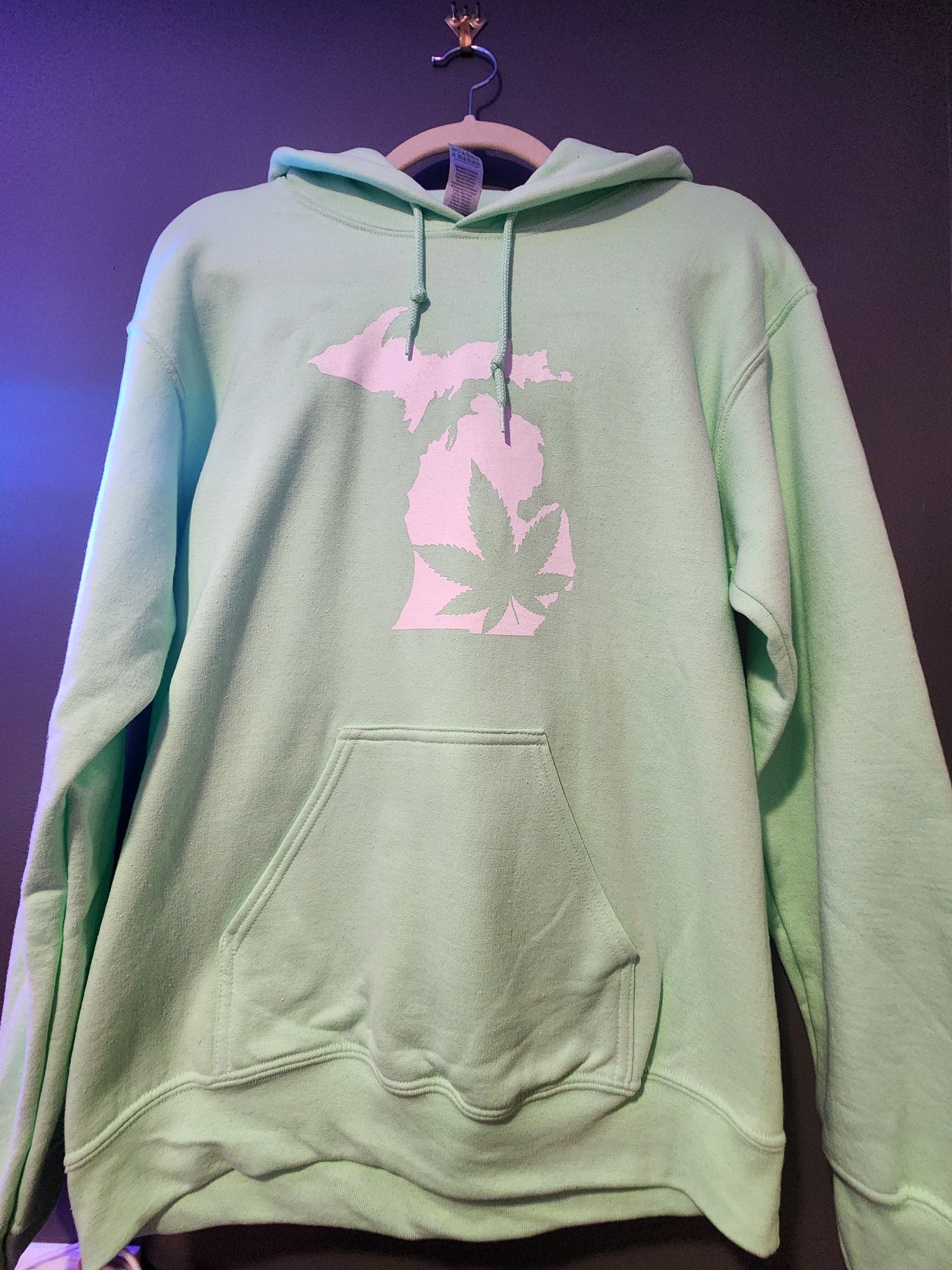 MINT GREEN MEDS HOODIE