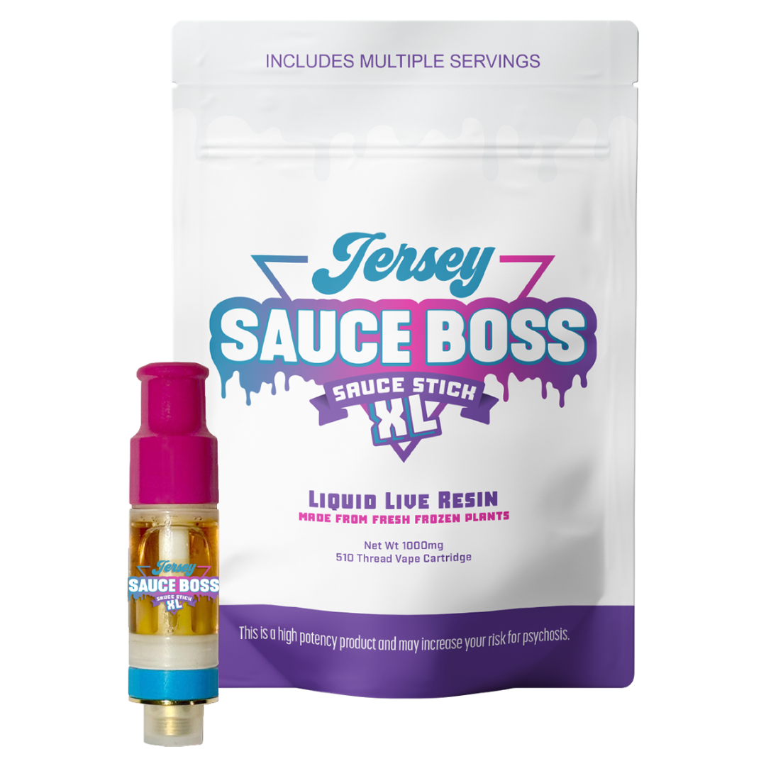 Dip N Stix Live Resin Cart | Jersey Sauce Boss XL