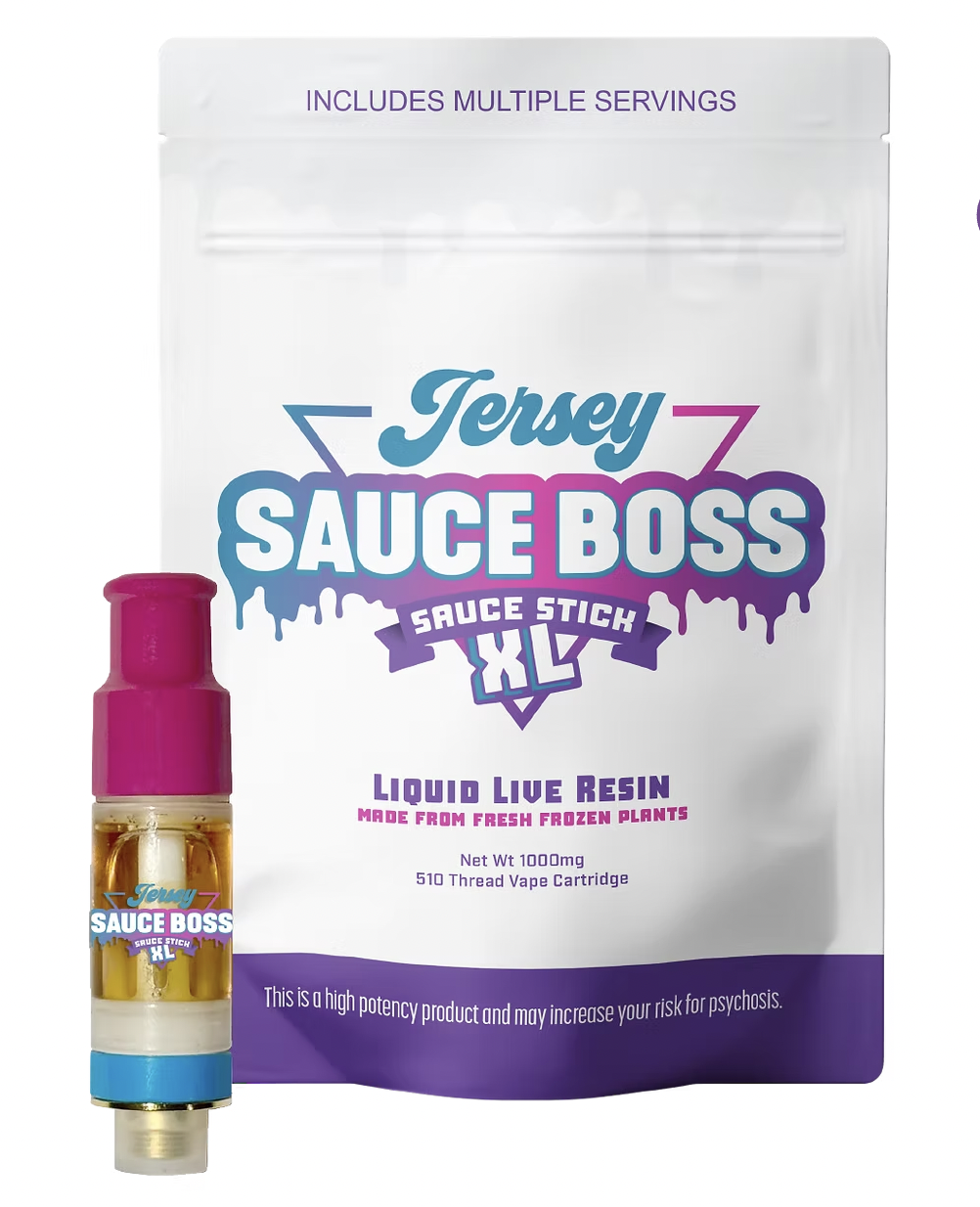 Dulce De Papaya Live Resin |  1g Cart/Jersey Sauce Stick XL