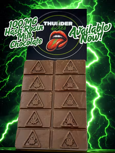 Milk Chocolate Bar | Live Rosin | Thunderbites