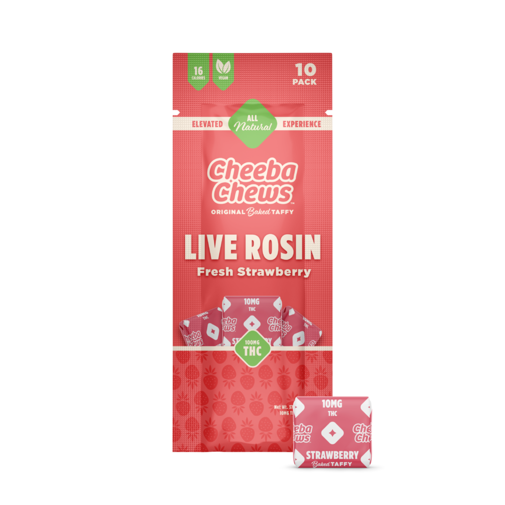 10CT. Strawberry | Live Rosin