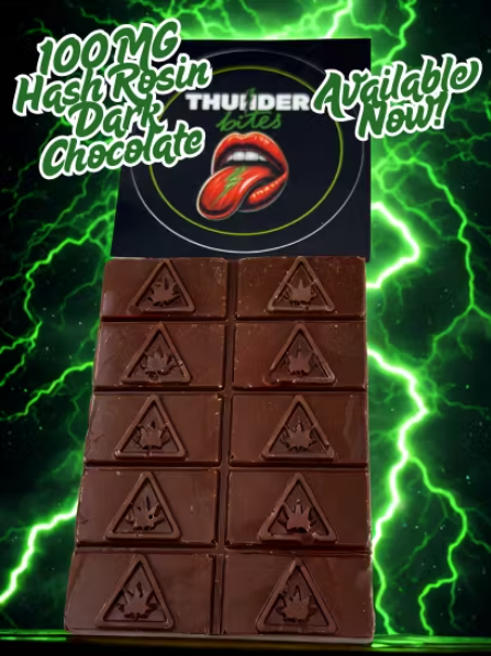 Dark Chocolate Bar | Live Rosin | Thunderbites