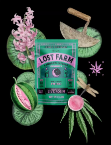 LOST FARM - WATERMELON X FATSO - ROSIN - 100 mg - 10 Pack