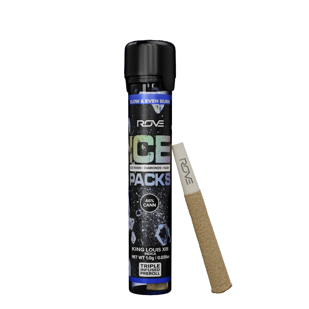King Louis Xiii - Rove - Ice Pack - Infused W / Rosin / Diamond / Hash - 1 G