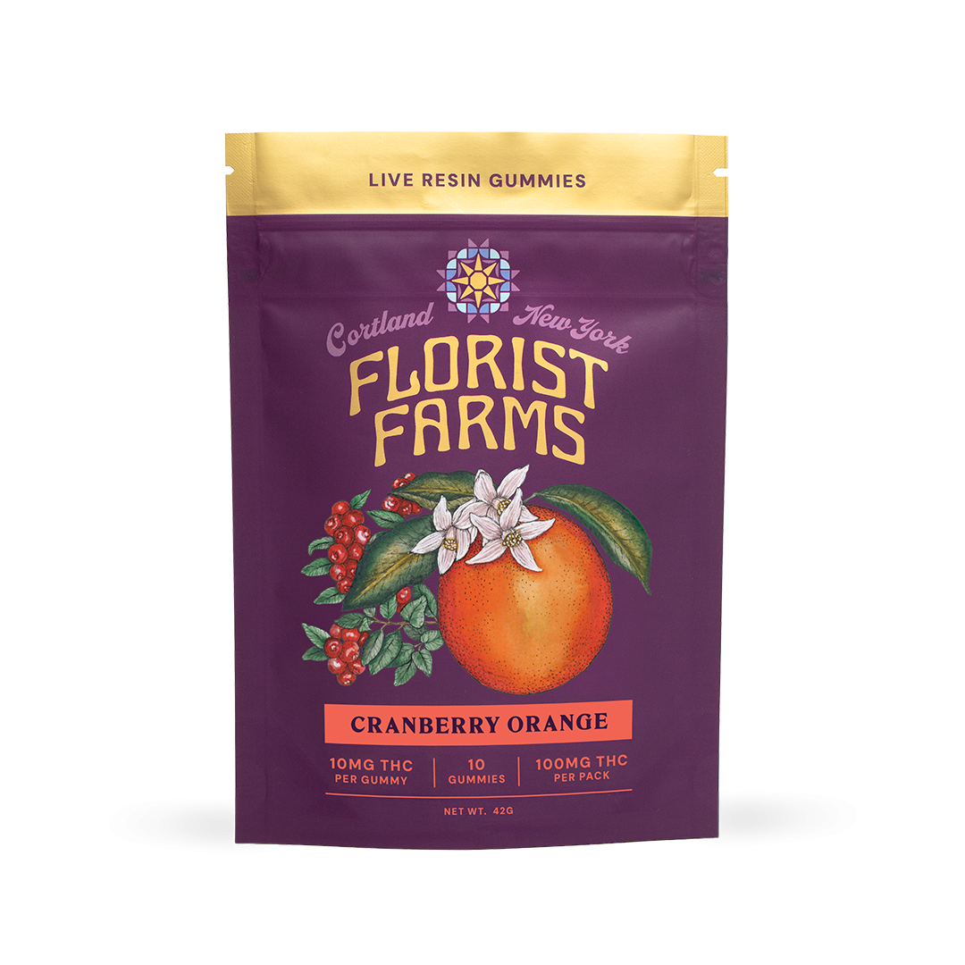 Cranberry Orange - Florist Farms - Live Resin - 100mg - 10pk