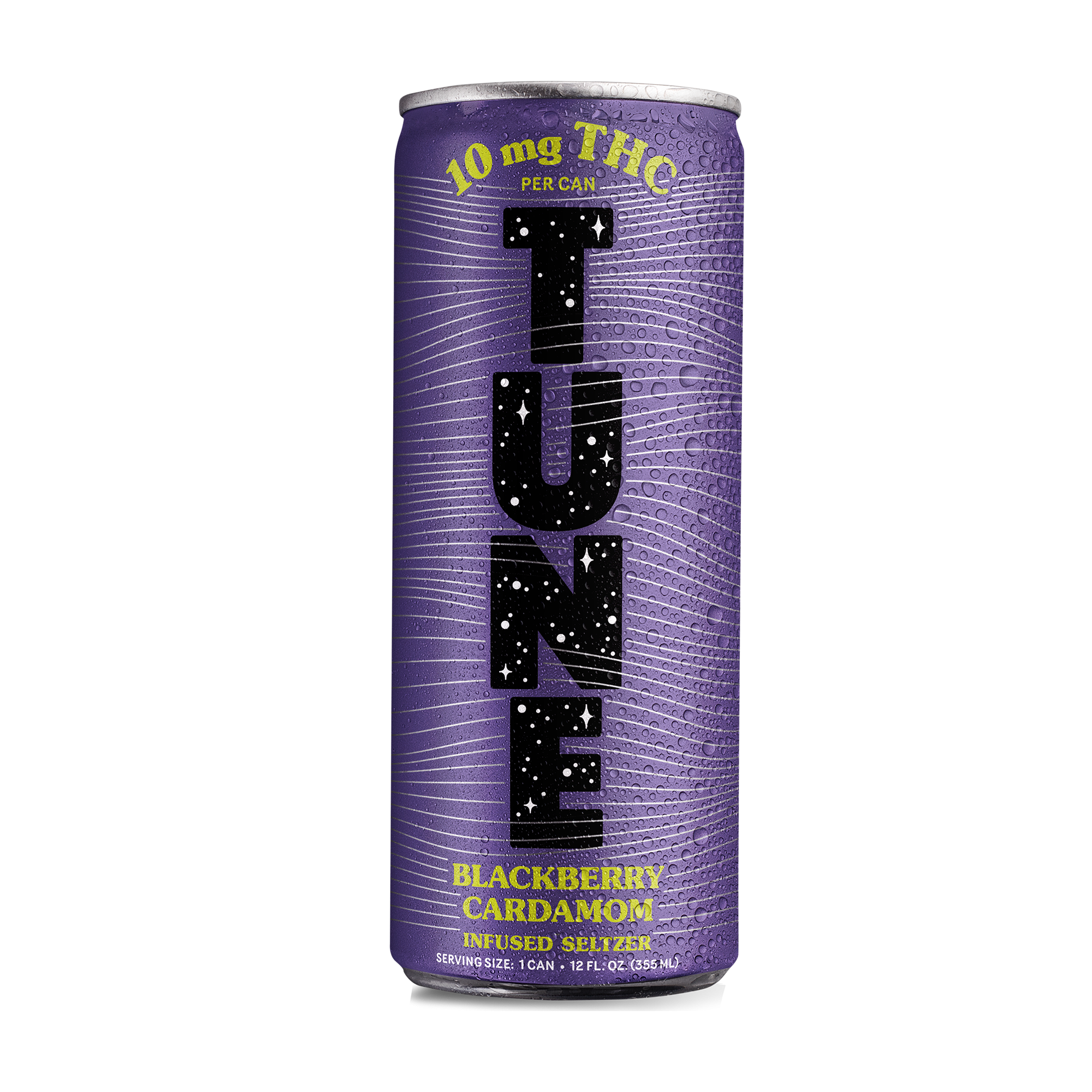 Blackberry Cardamom - Tune - Seltzer - Single Can - 10mg
