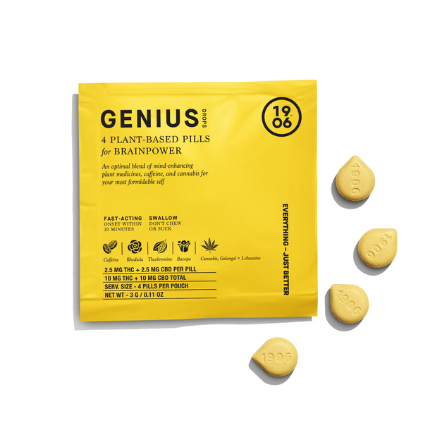 Genius Pills - 1906 - 10mg - 4pk