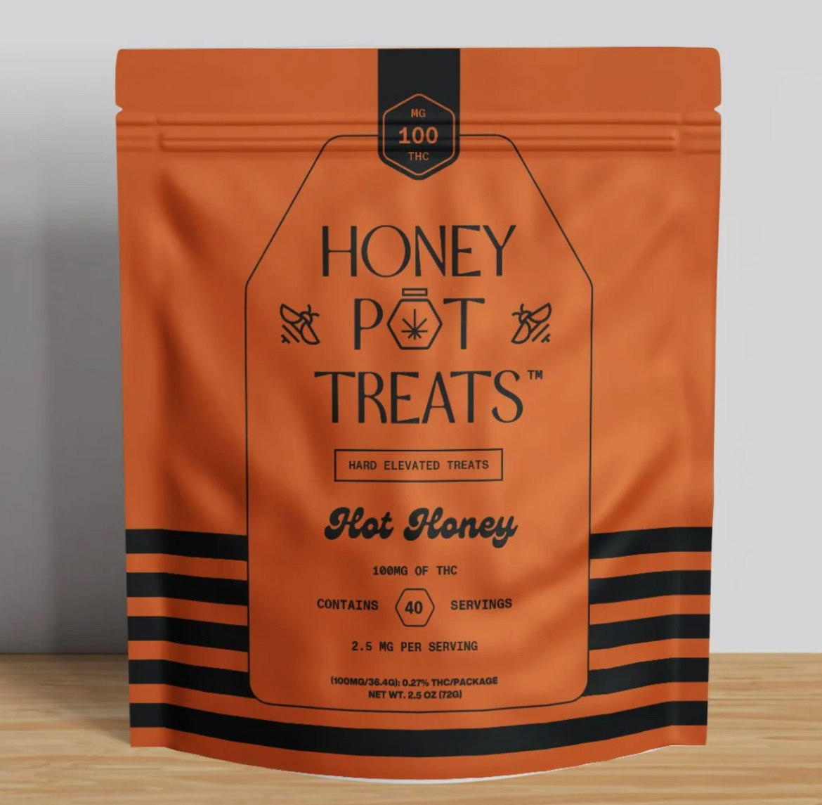 Hot Honey Drops - Honey Pot Treats - 100mg - 40 Pk