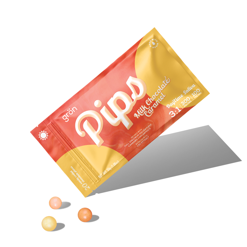 Milk Chocolate Caramel - 3:1 Cbg:thc - Pips - Gron - 20pk