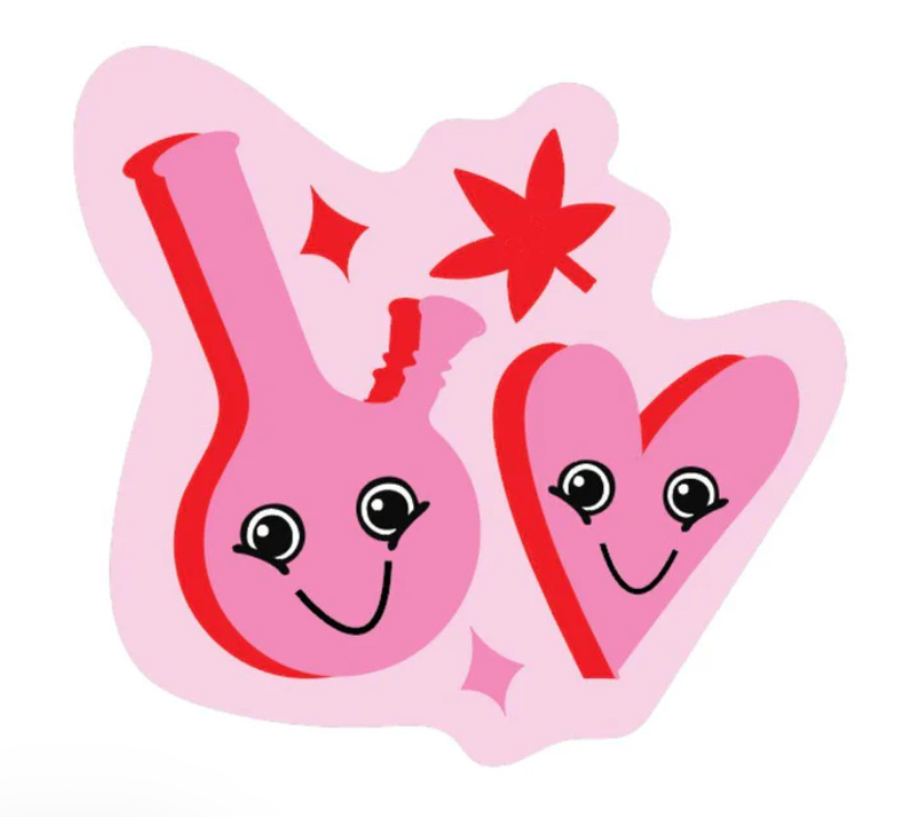 Stoner Bestie Kush Sticker - 1 each