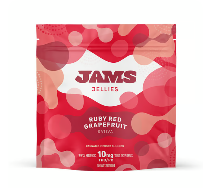 JAMS - RUBY RED GRAPEFRUIT - 100 mg