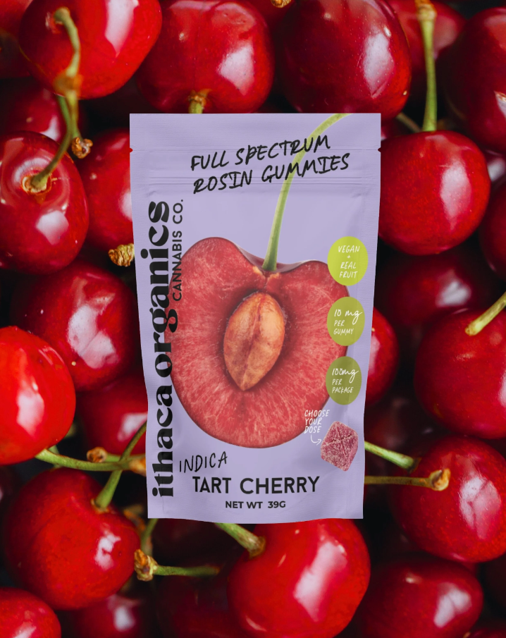 Ithaca Organics - Tart Cherry - Pectin Gummies - 100 Mg - 10 Pack