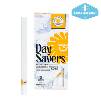 Day Savers - Pre Rolled Artisan Tubes - Ceramic Tip - 5pk - One Size