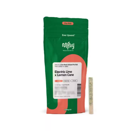 MFNY - ELECTRIC LIME X LEMON CANE - LIVE RESIN INFUSED - 0.75 g