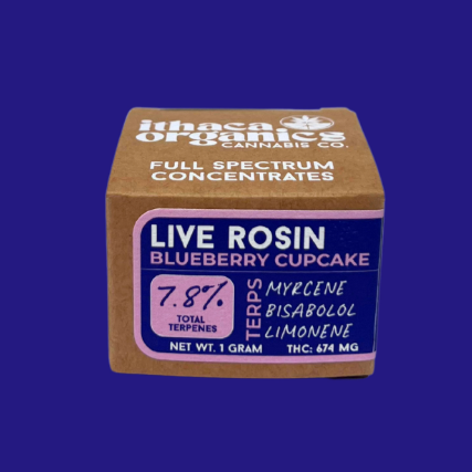 ITHACA - BLUEBERRY CUPCAKE - LIVE ROSIN