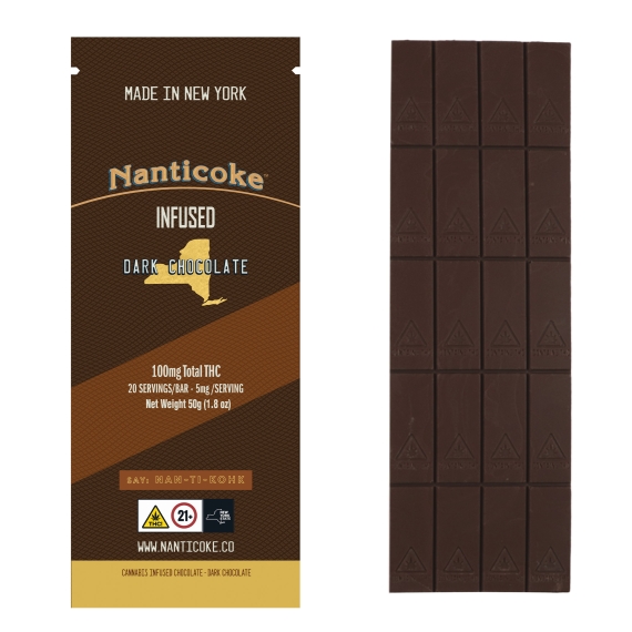 Dark Chocolate Bar - Nanticoke - 100mg