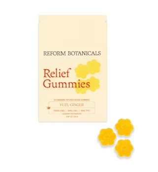 REFORM BOTANICALS - RELIEF (YUZU GINGER) - FULL SPECTRUM CBD - 2 Pack
