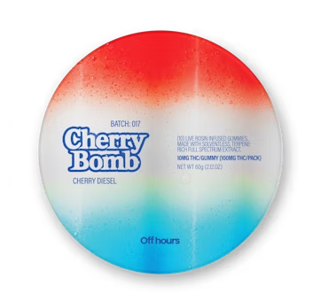 OFFHOURS - CHERRY DIESEL "BOMB POP" - LIVE ROSIN - 100 mg - 10 Pack