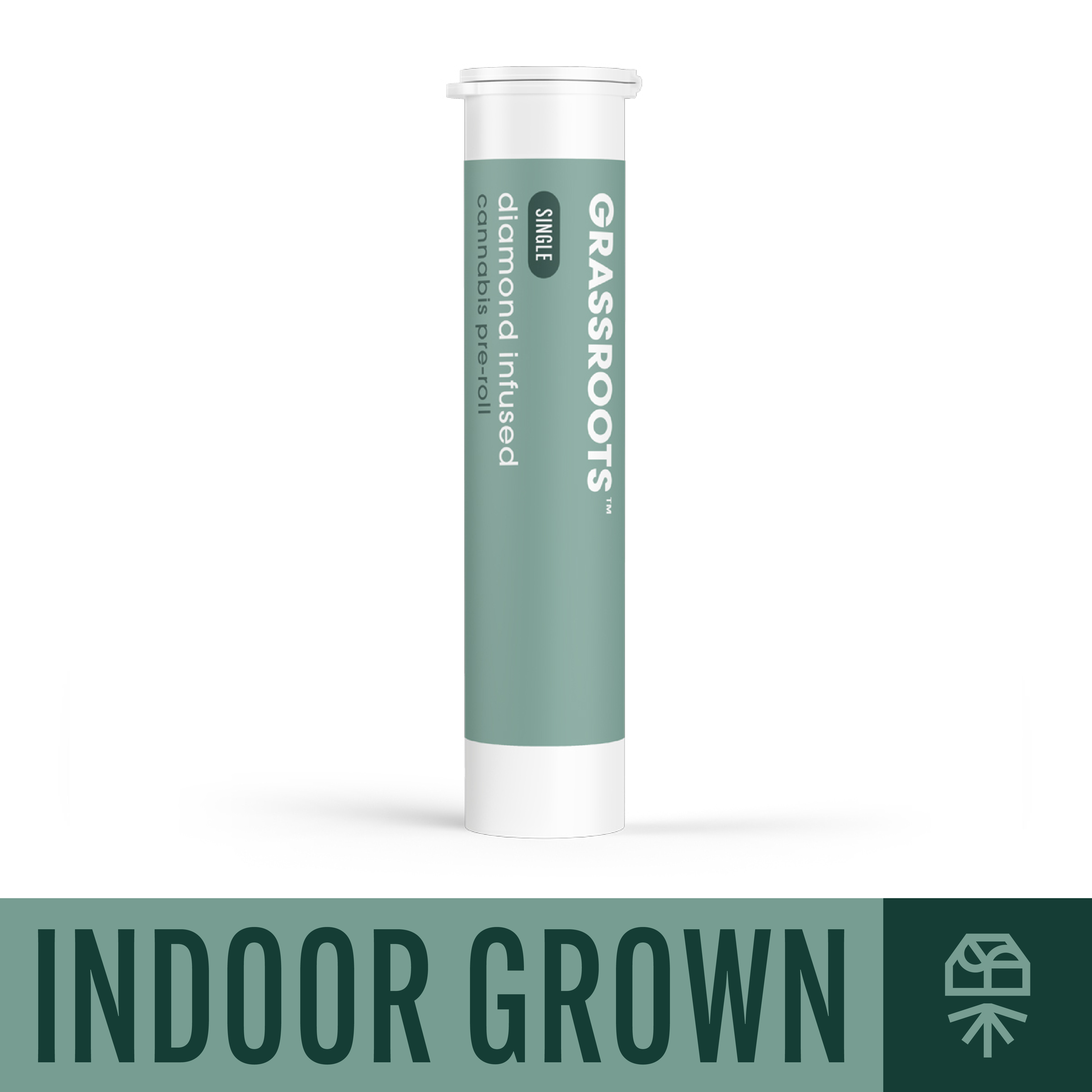 GRASSROOTS - INFUSED PREROLL - ANIMAL MINT CAKE - 1 g