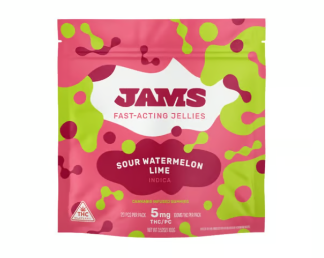 JAMS - SOUR WATERMELON LIME - 100 mg