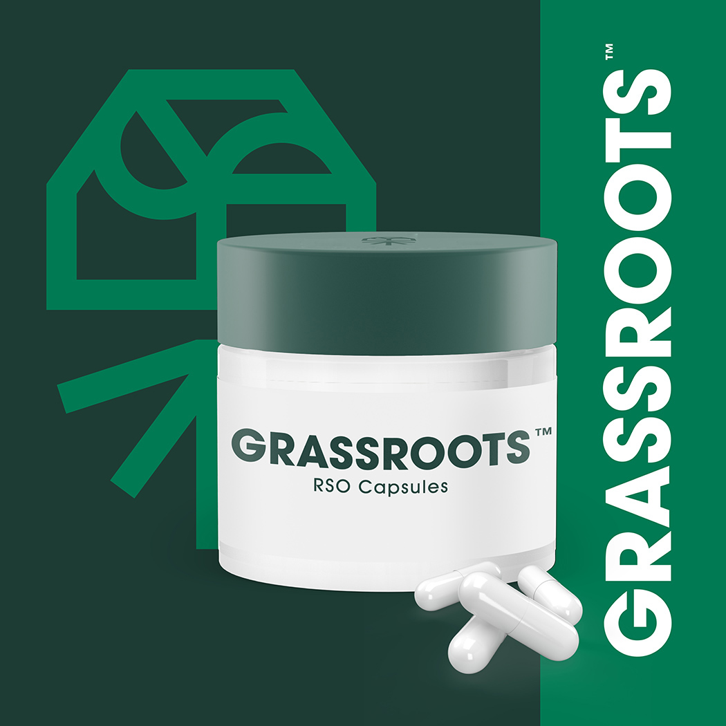 Grassroots - RSO Capsules - Unflavored 10pk - 100 Mg