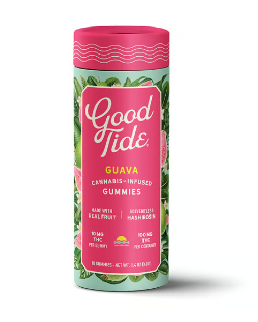 GOOD TIDE - GUAVA - ROSIN GUMMIES - 100 mg