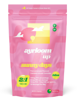 Ayrloom - Sunny Days - Pink Lemonade Up 2:1 - 100mg THC 50mg CBC