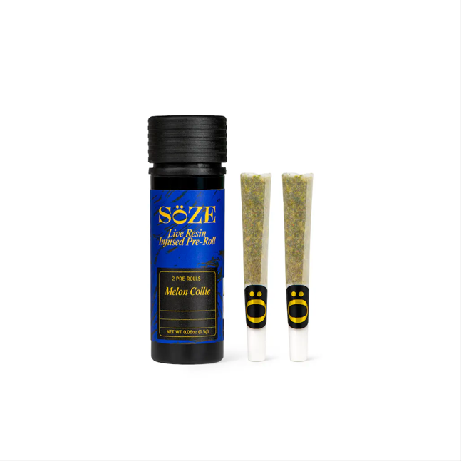Soze - Melon Collie - 1.5g - Live Resin Infused 2pk - 1.5 G - 2 Pack