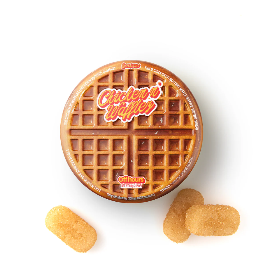 Chicken N Wafflez - Offhours - Live Rosin Gummies - 100 Mg - 10 Pack