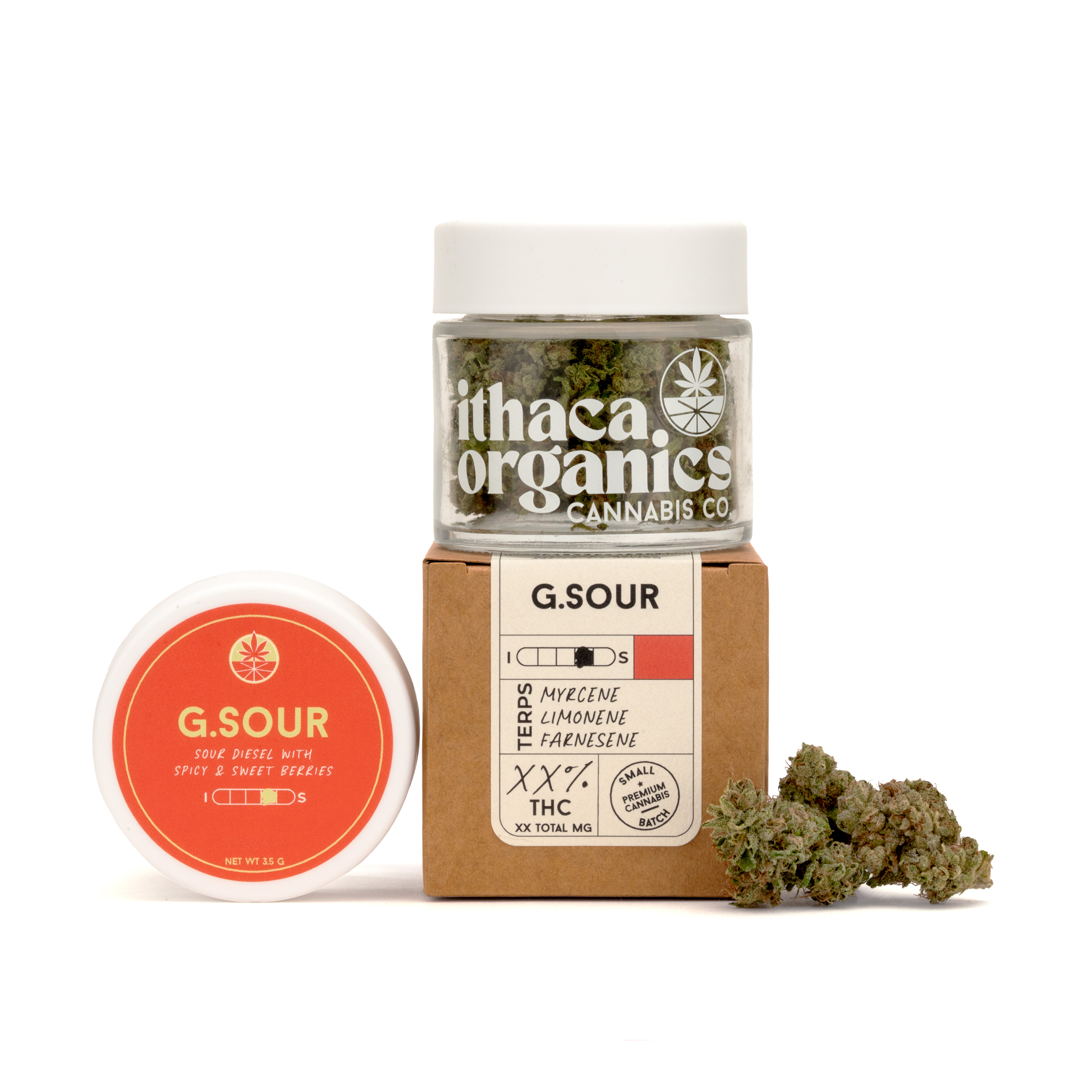 Ithaca Organics - Grapefruit Sour - 3.5g