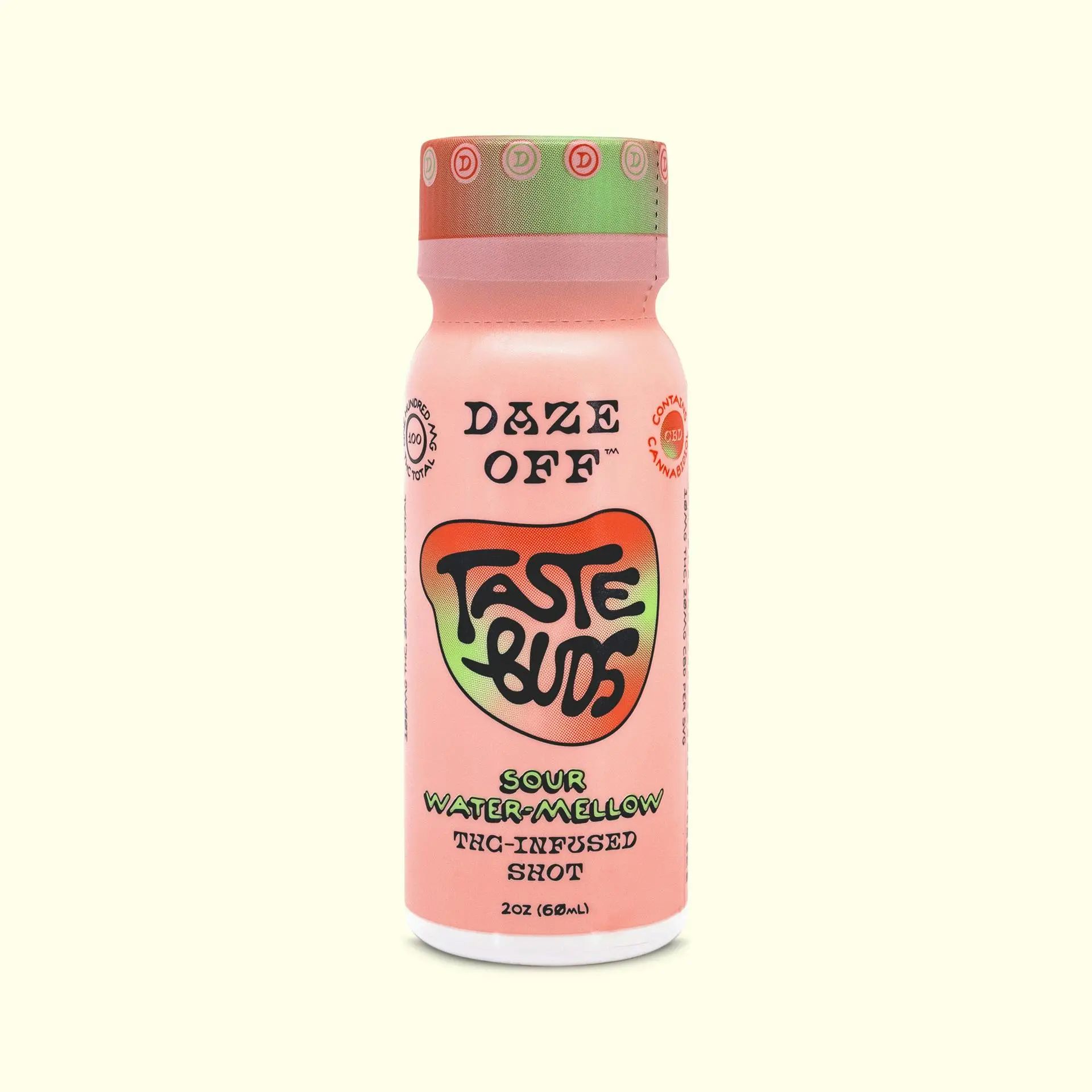 DAZE OFF - SOUR WATER-MELLOW - 2:1 CBD:THC - 100 mg