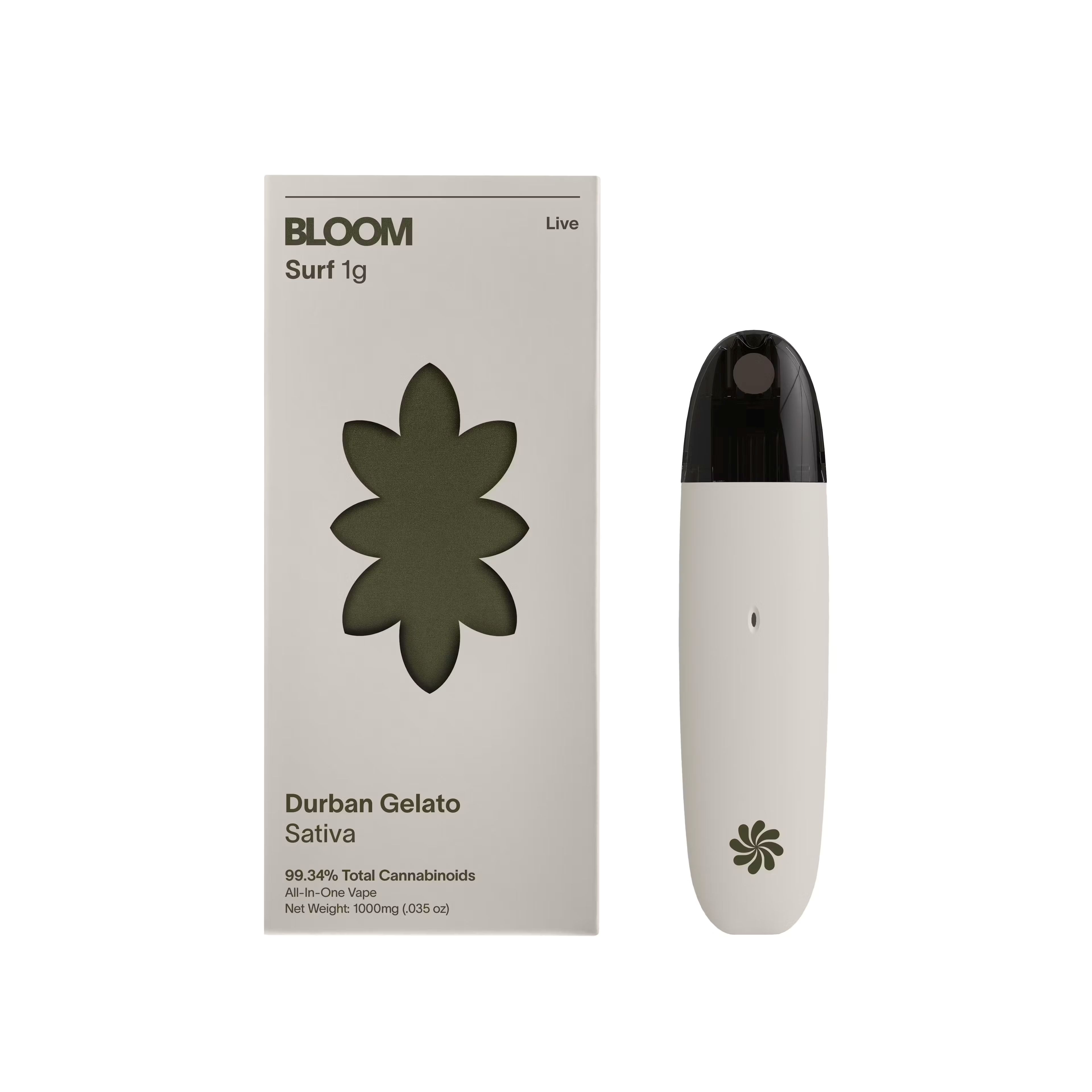 BLOOM SURF - BANANA MANGO - LIVE RESIN DISPOSABLE - 1 g