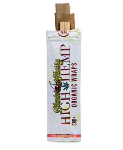 HIGH HEMP WRAPS - BLAZIN' CHERRY - 2ct