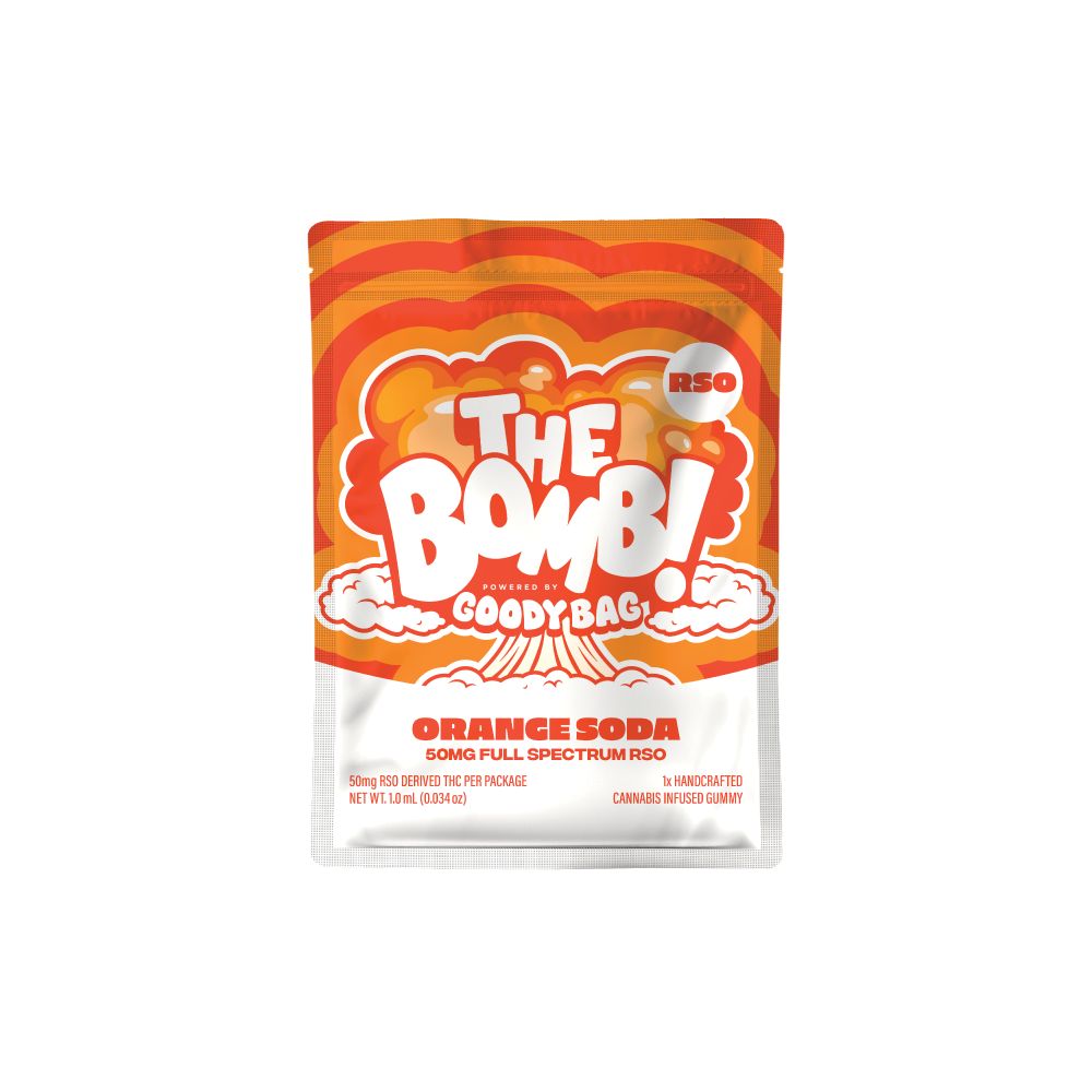 GOODY BAG BOMB - ORANGE SODA - RSO - 50 mg