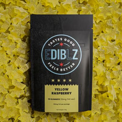 DIBZ - YELLOW RASPBERRY - 100 mg - 10 Pack