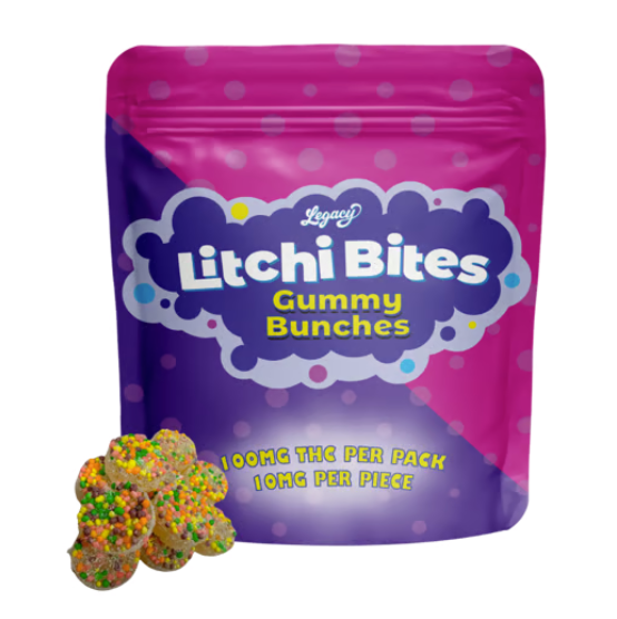 LEGACY - LITCHI BITES - 100 mg - 10 Pack