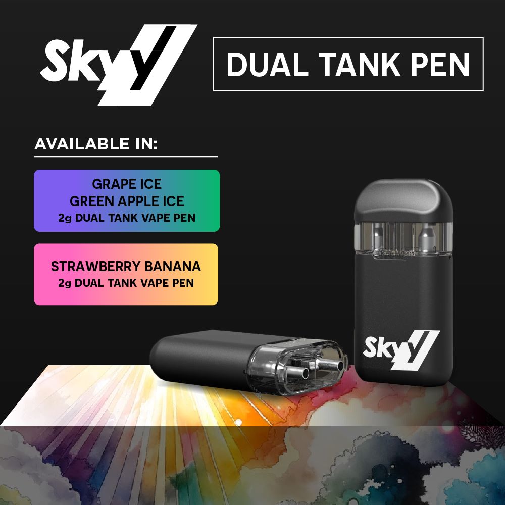 SKYY - GRAPE ICE X GREEN APPLE ICE - DUAL TANK DISPOSABLE - 2 g