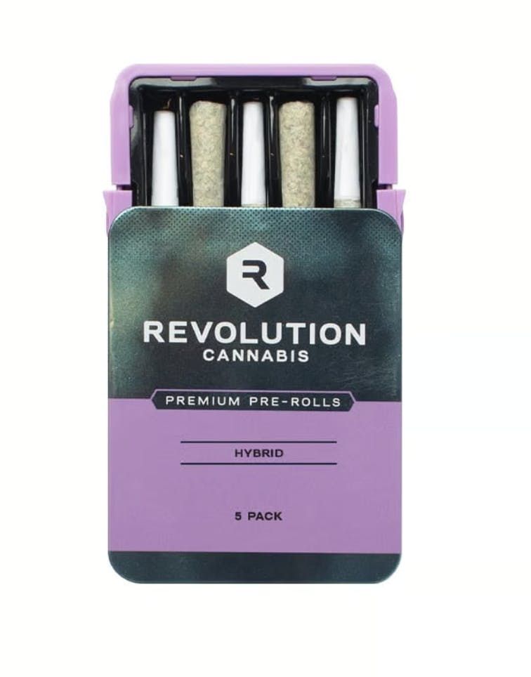 REVOLUTION - PARADISE - PREROLL PK - 2.5 g - 5 Pack