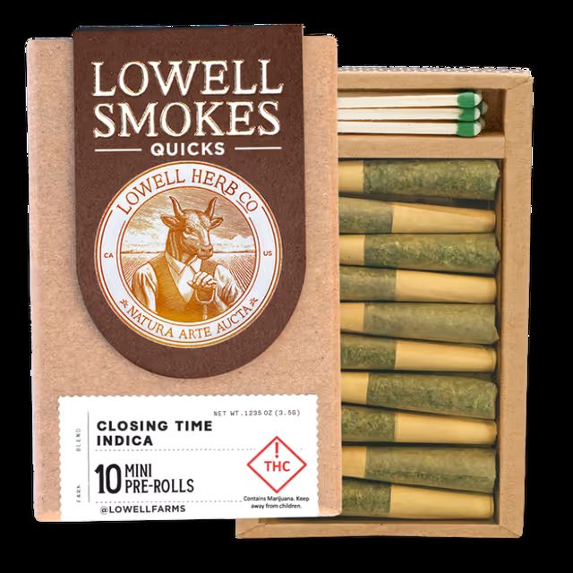 LOWELL - QUICKS - CLOSING TIME INDICA - 10PK - 3.5G