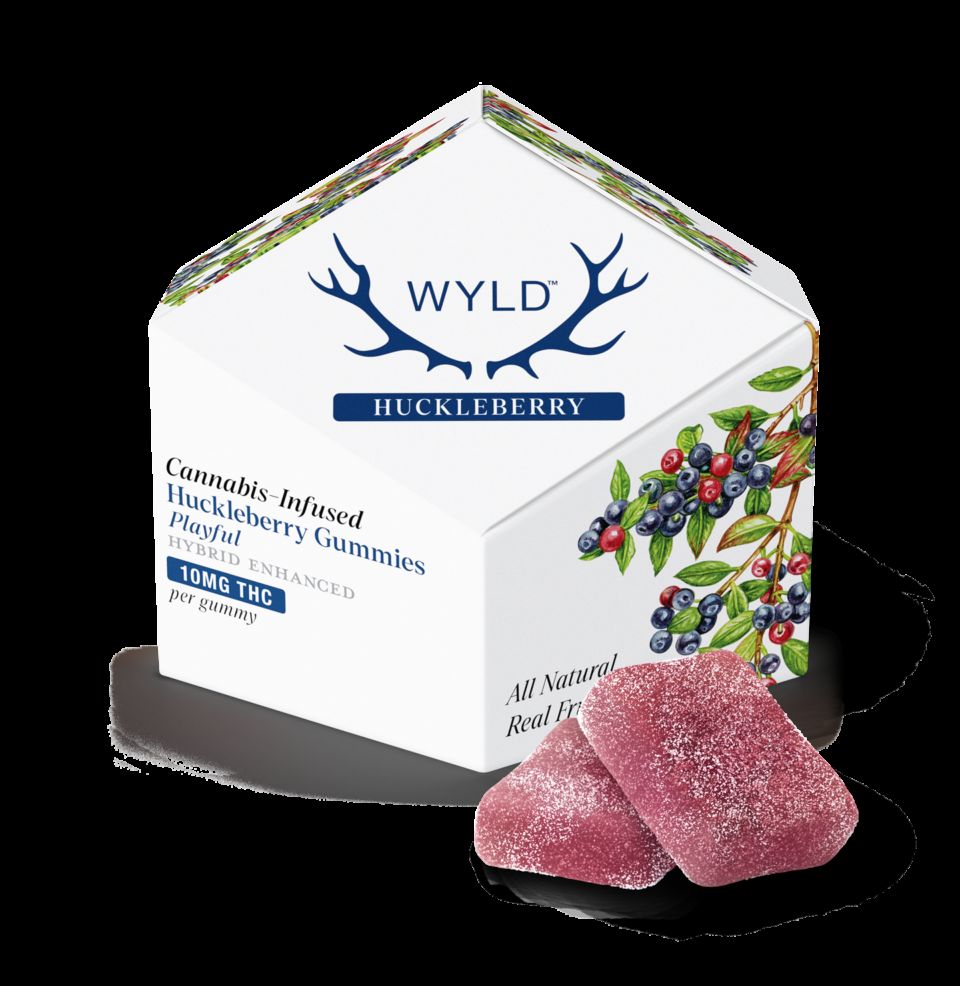 WYLD - HUCKLEBERRY GUMMIES - 100MG - 10CT
