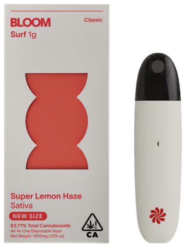 BLOOM SURF - SUPER LEMON HAZE - 1G DISPOSABLE