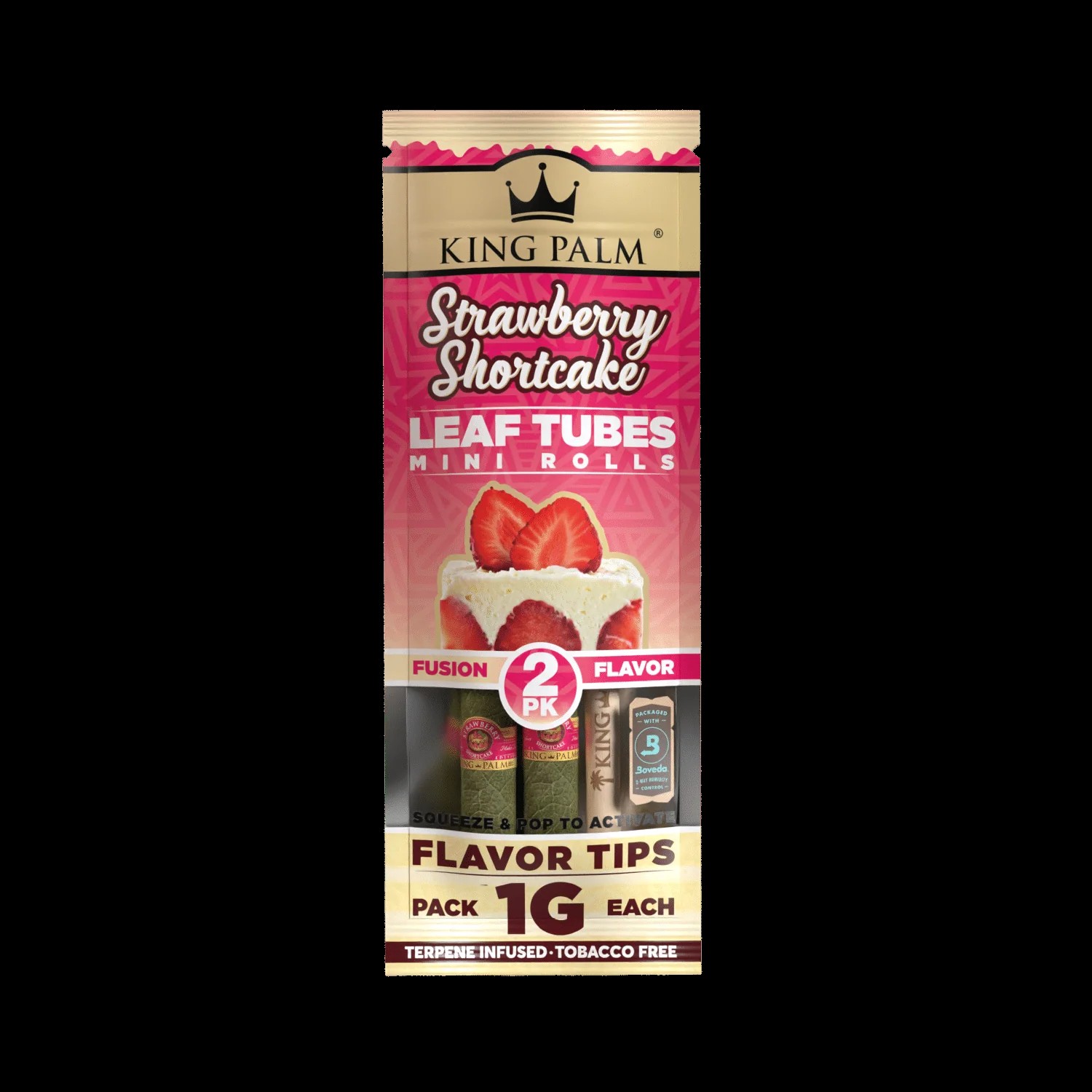 KING PALM - STRAWBERRY SHORTCAKE - MINIS - 2ct