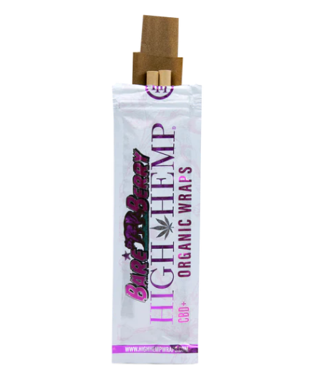 HIGH HEMP WRAPS - BARE BERRY - 2ct