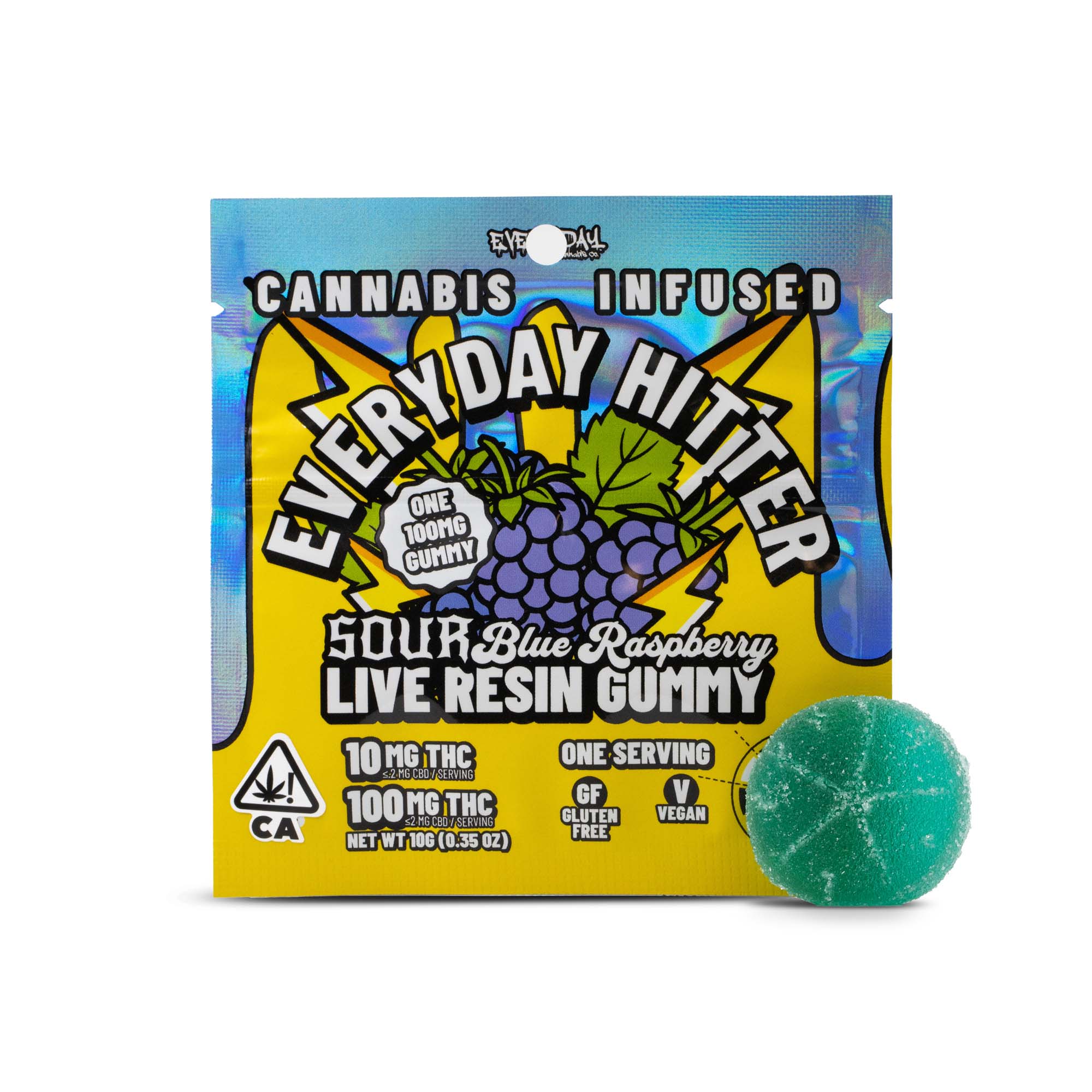 SOUR BLUE RASPBERRY HITTER - 100MG