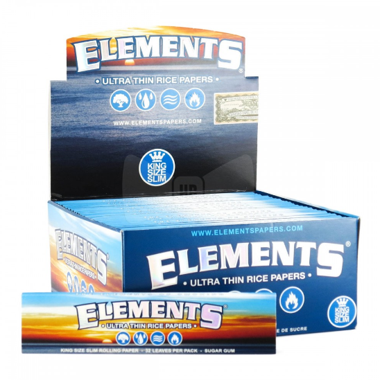 *21+ ONLY* ELEMENTS KING SIZE RICE PAPERS