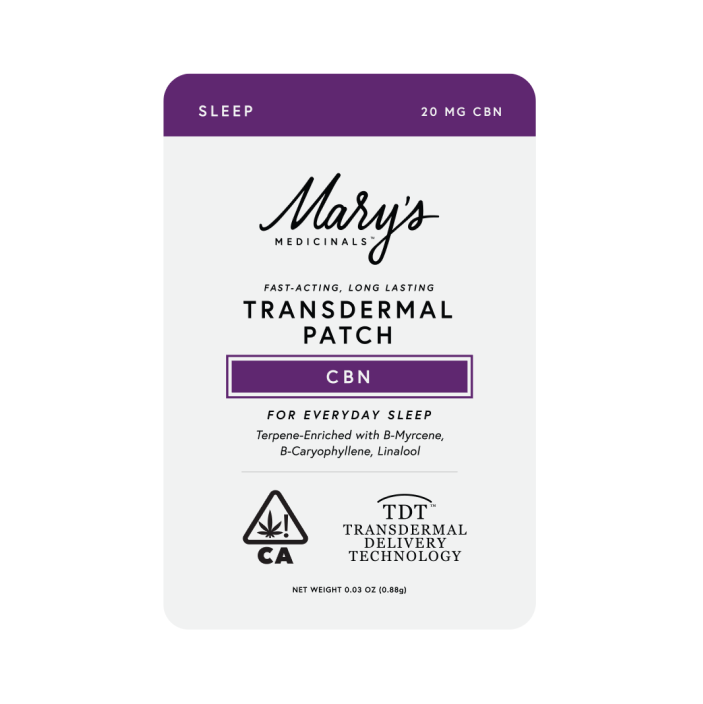 CBN "SLEEP" TRANSDERMAL PATCH - 20MG