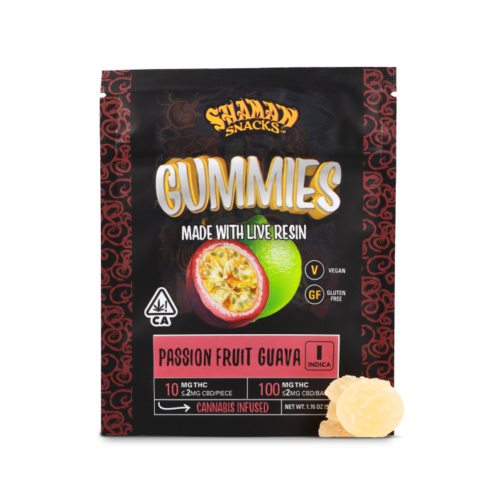 PASSION FRUIT GUAVA LIVE RESIN 10PK - 100MG