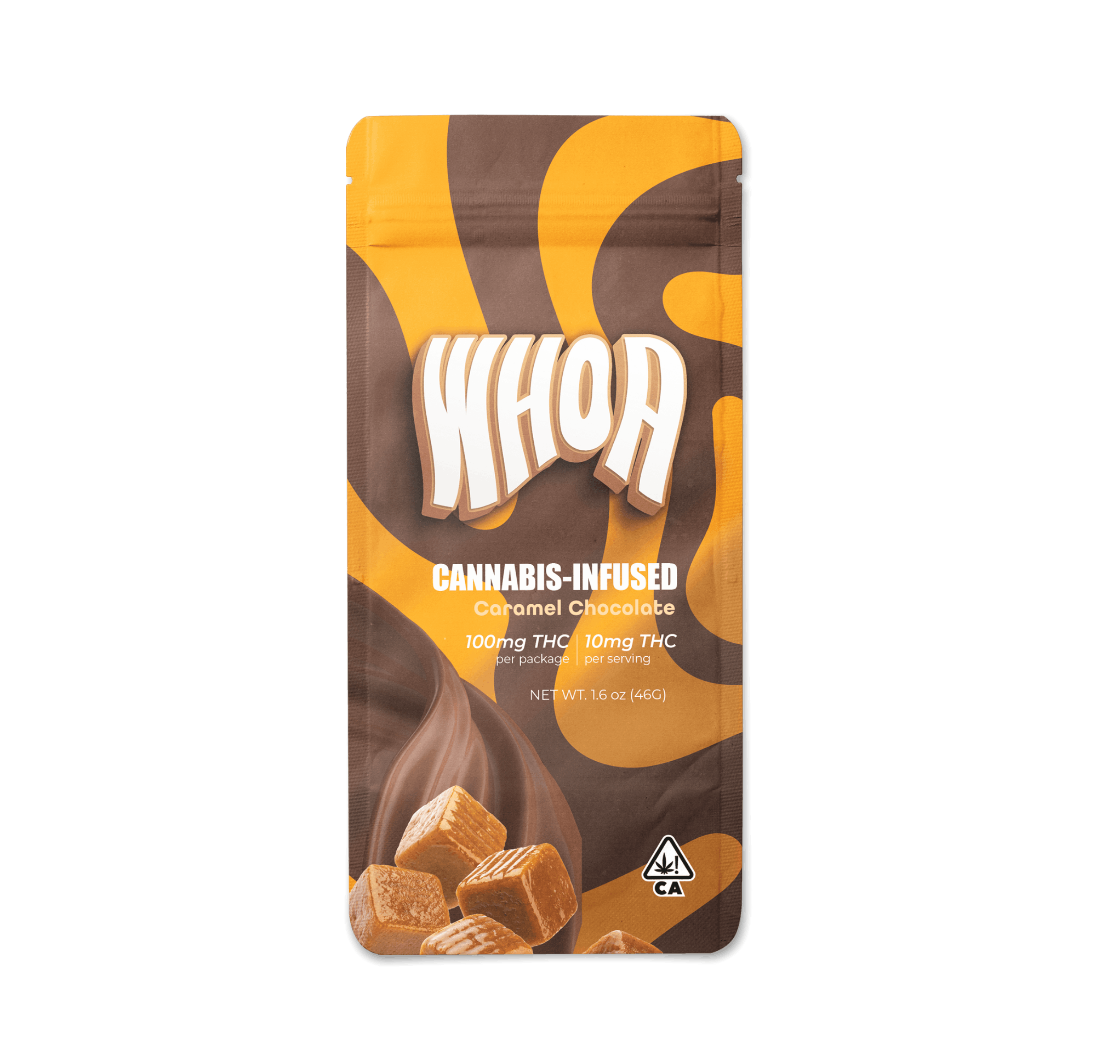 CARAMEL CHOCOLATE BAR - 100MG